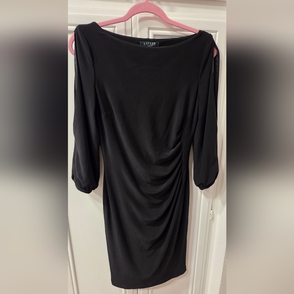 Lauren Ralph Lauren Women's Classic Black Dress ~ Size 8